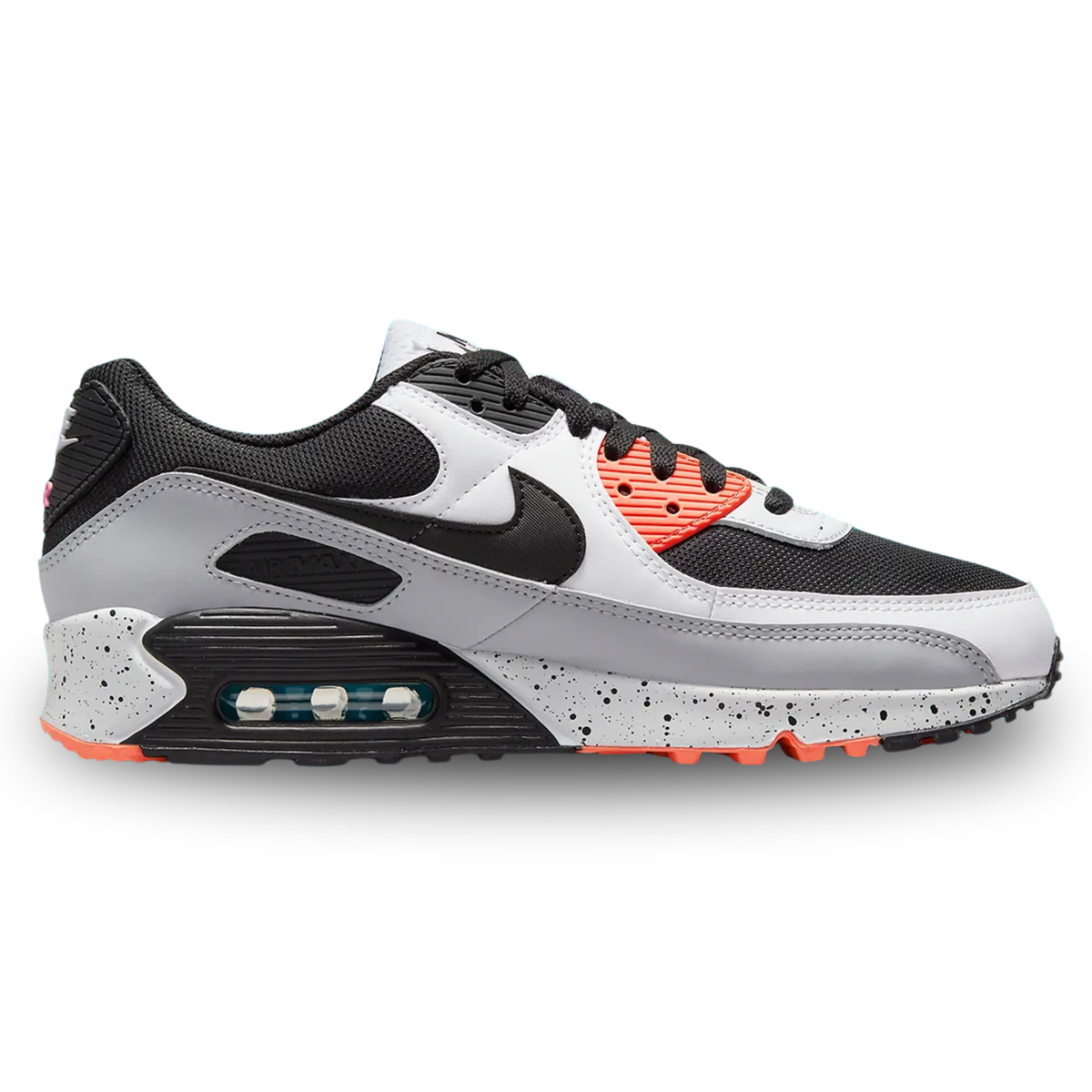 Nike AIR MAX 90 White Turf Orange Speckled