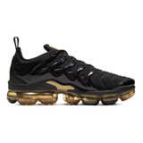 Nike AIR VAPORMAX PLUS Black Metallic Gold