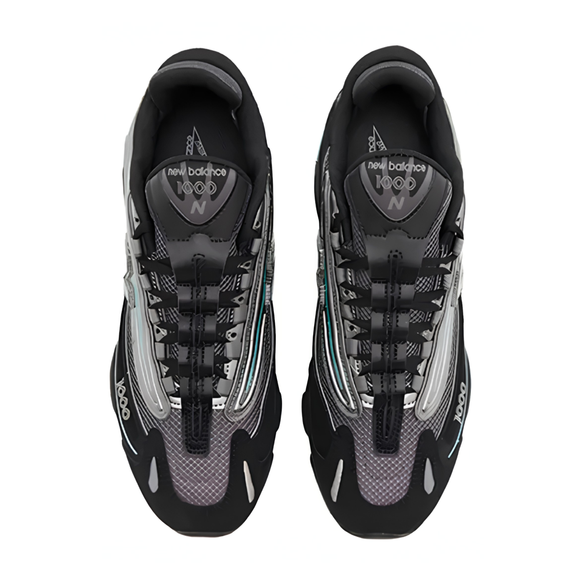 New Balance 1000 Black Teal