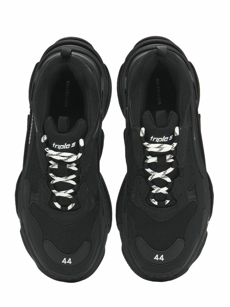 Balenciaga Triple S All Black - Slika 4