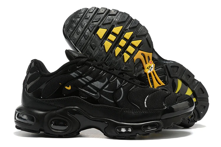 Nike Air Max Plus Tn Multi Swoosh Black Yellow - Slika 4