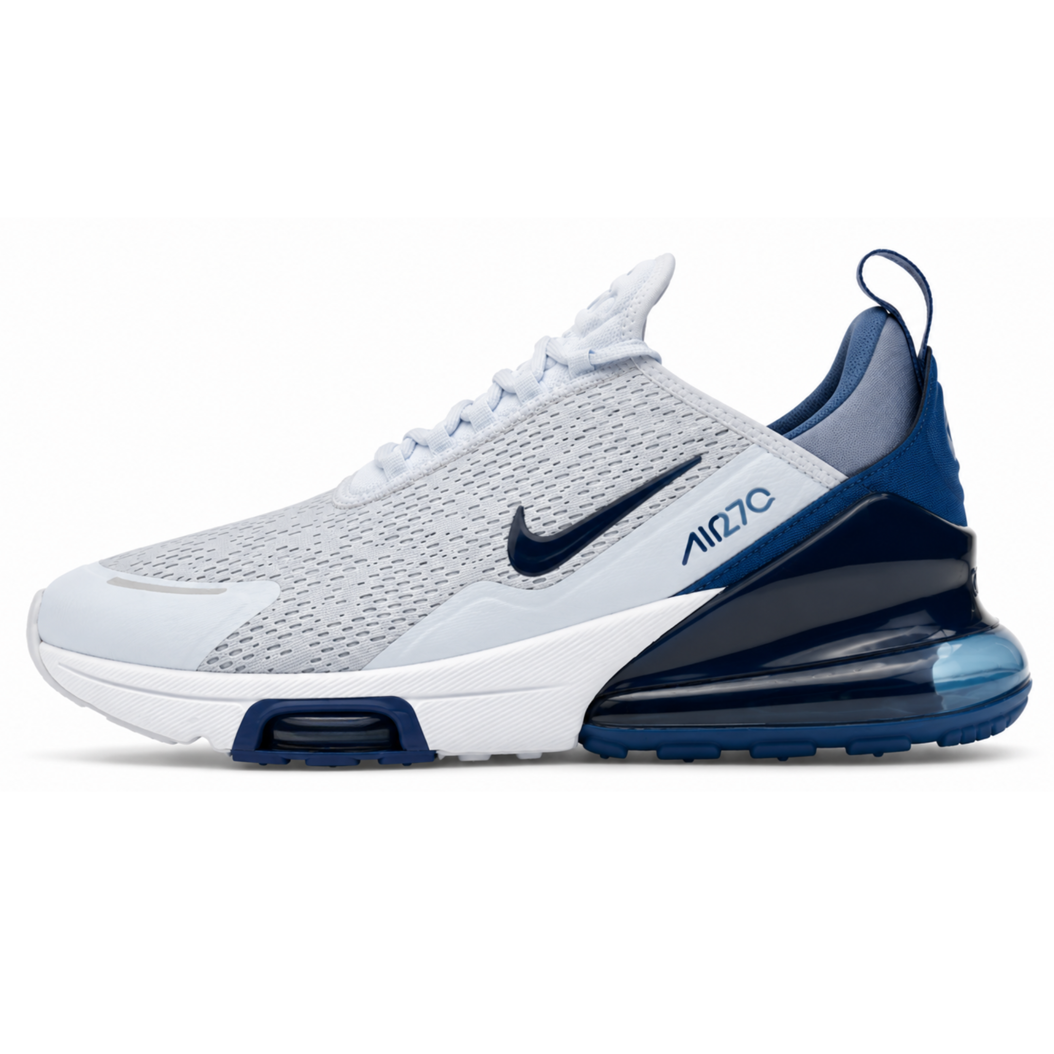 Nike Air Max 270 Premium Football Grey Work Blue - Slika 2